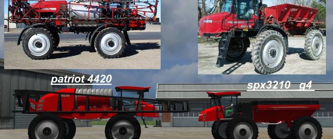 Sprayers & Fertilizer case ih patriot and spx3210  Farming Simulator mod