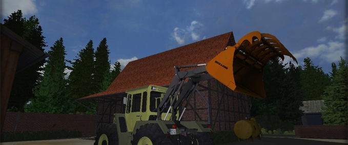 Frontlader Hecklader für Mb Trac 1800 Landwirtschafts Simulator mod