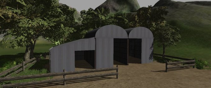 Objekte Round Roof Corrugated Iron Shed Landwirtschafts Simulator mod