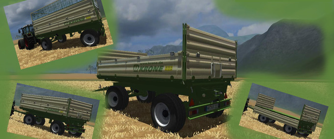 Drehschemel Krone Emsland 6T universal trailer Landwirtschafts Simulator mod