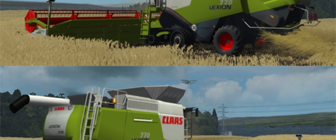 Lexion CLAAS Lexion 770TT Pack Landwirtschafts Simulator mod
