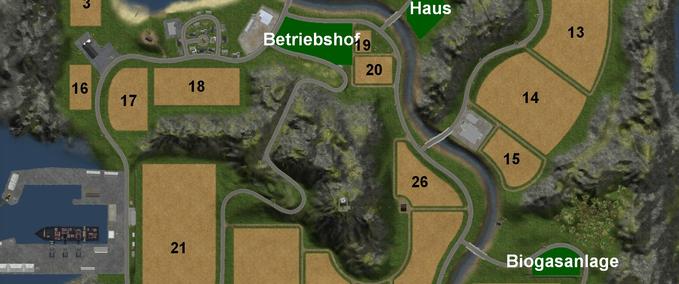 Standard Map erw. AGROtec Südbayern Map Landwirtschafts Simulator mod