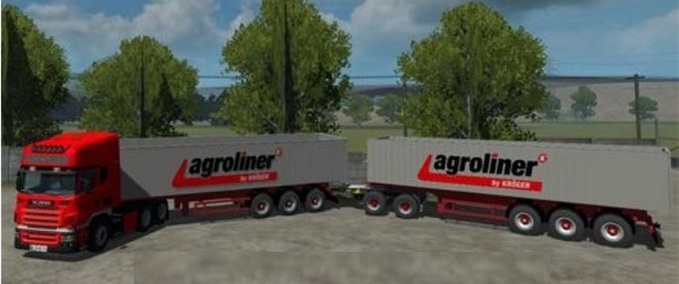 Scania Scania R580 & Kroeger Pack Landwirtschafts Simulator mod